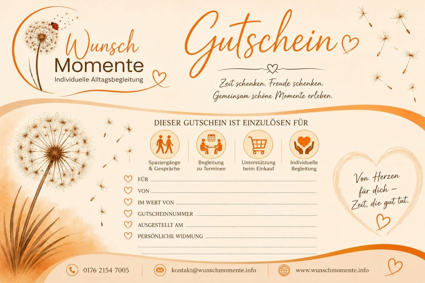 Gutschein Beispiel